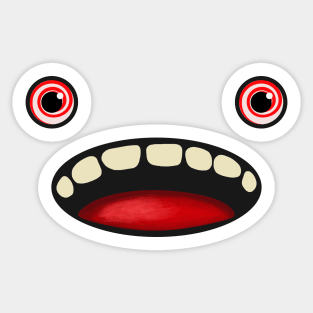 Hypnotic-Eyed Funny Face Sticker